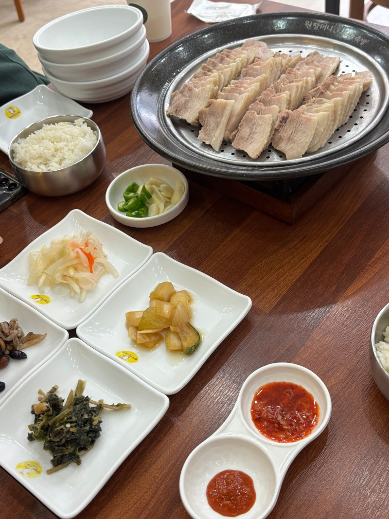 [대전 가오동] 원할머니보쌈 가오점, 알찬 점심특선 보쌈정식 솔직 후기!