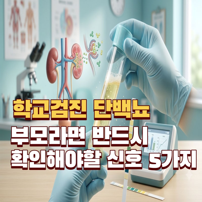 학교검진 단백뇨, 부모라면 반드시 확인해야할 신호5가지