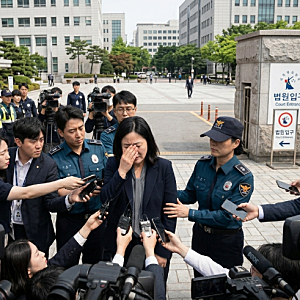 (사건사고)공무집행방해로 구속된 40대 여성, '잠실 개표소 시위' 사건의 전말