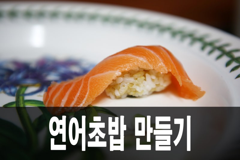 할인시간 이마트 연어 필렛을 이용한 연어초밥 만들기