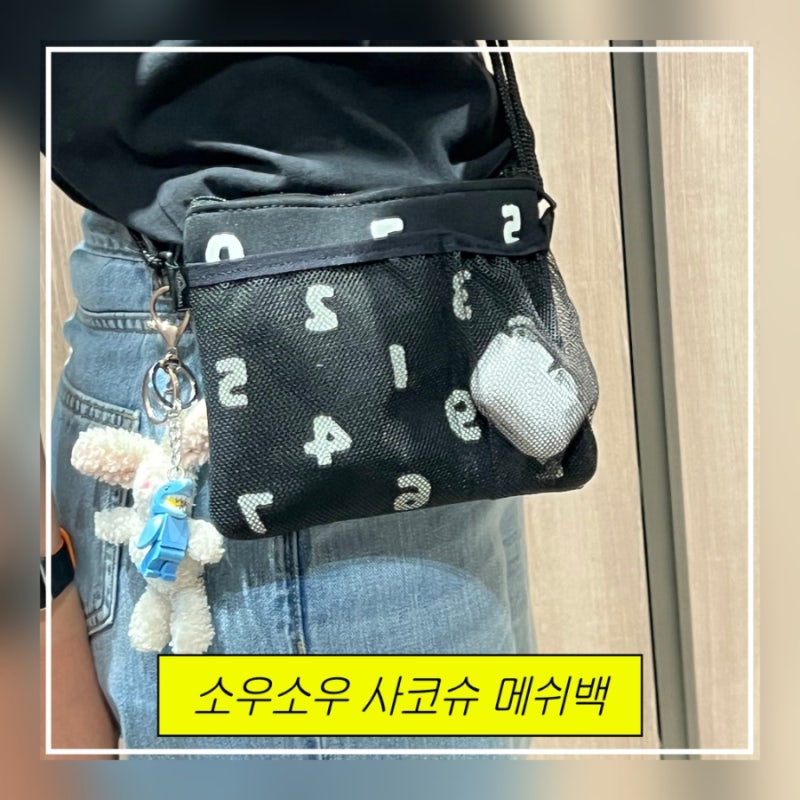 소우소우 메쉬백 사코슈 미니 가방 후기 가벼운 여름 크로스백 추천