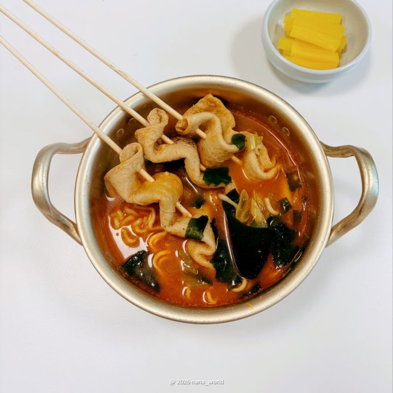 류수영 어묵너구리라면 끓이는 법, 국물 맛이 끝내주는 편스토랑 레시피