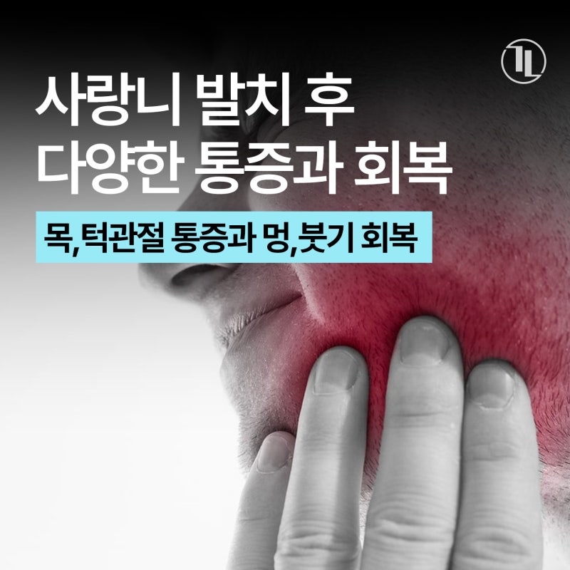 사랑니 발치 후 목 통증·턱관절 통증 ·붓기·멍/ 사랑니 발치 통증과 회복 / 강남레옹치과