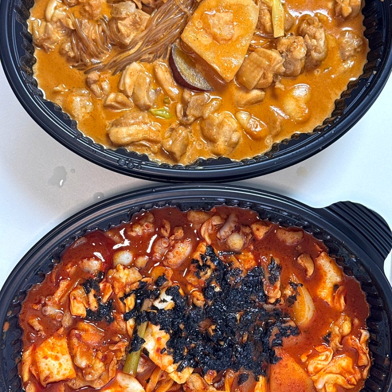 두찜 칼낙지찜닭 로제찜닭 비교 신메뉴 후기