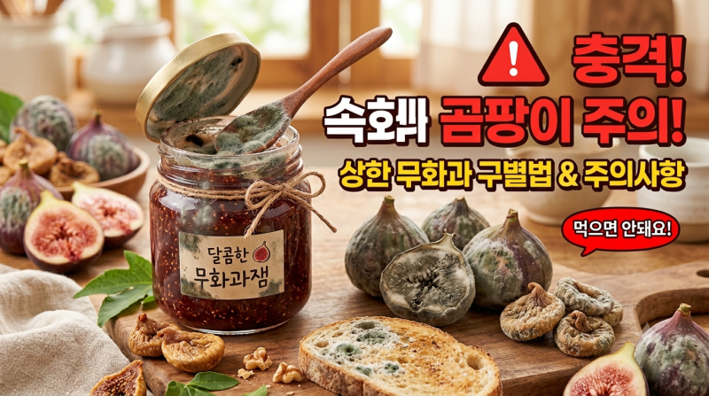 무화과 곰팡이 구별법｜먹어도 될까? 흰 곰팡이·검은 반점·상한 무화과 총정리
