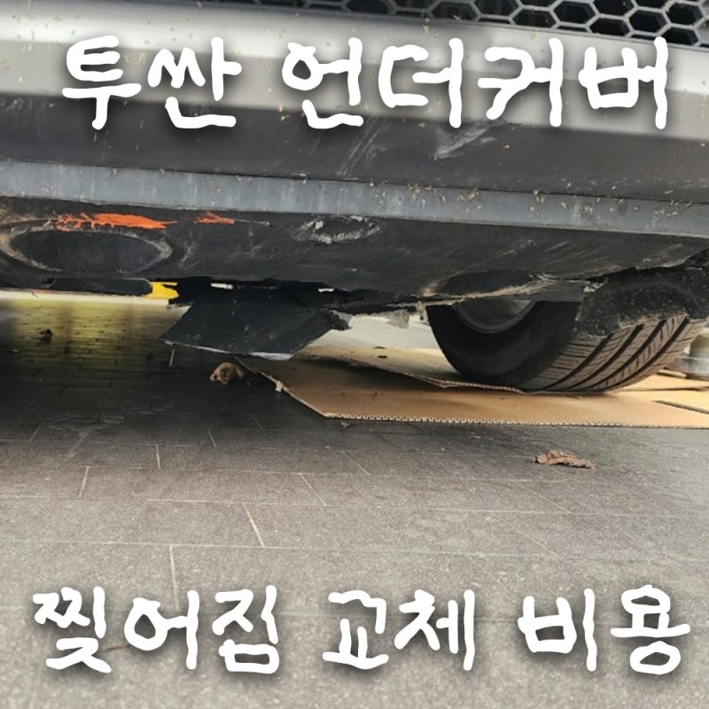 투싼 언더커버 찢어짐 교체 가격 대전 유승 기업 방문