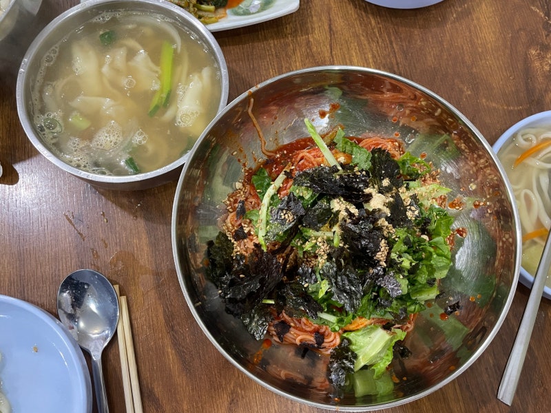 [충남 태안/맛집] 현지인 추천 태안 서부시장 국수 맛집 "시장맛집" 착한가격업소 가성비 최....
