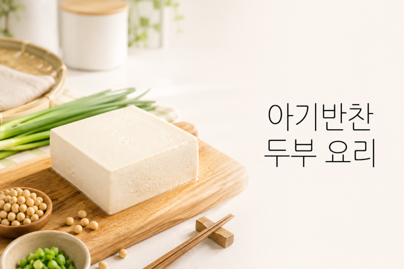 돌 두돌 아기 반찬 추천 두부 요리 5가지 총정리