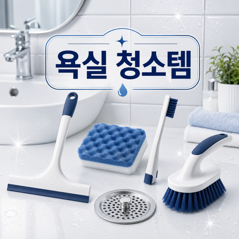 화장실 청소 미루기 전에 사두면 좋은 다이소템 7가지