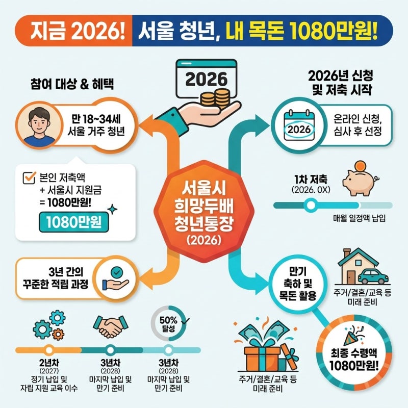 서울시 희망두배 청년통장 적립, 올해 신청 기간 놓치면 아쉬운 이유는…