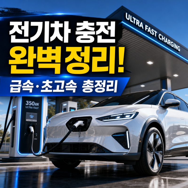 전기차 충전기 완벽 가이드ㅣ완속·중속·급속·초고속 차이와 2026년 최신 분류