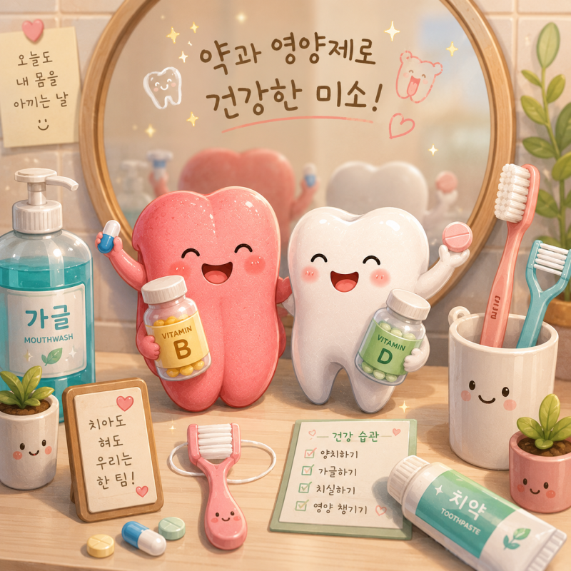 치아와 혀의 동행 이야기 ⑦ , 입안이 자주 헐어요, 비타민이 부족한 걸까요?