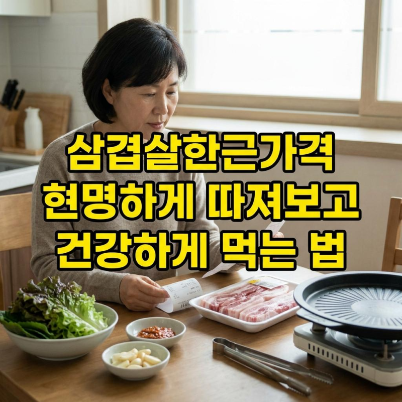 삼겹살한근가격 현명하게 따져보고 건강하게 먹는 법