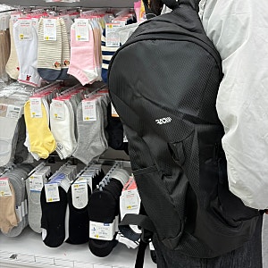 다이소 추천템 르까프 스포츠 백팩 & 경량 접이식 등산 가방 후기
