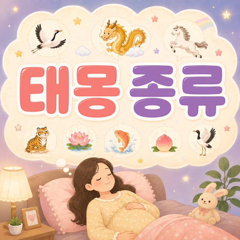 둘째맘의 태몽 종류 해석 성별 뱀꿈 의미