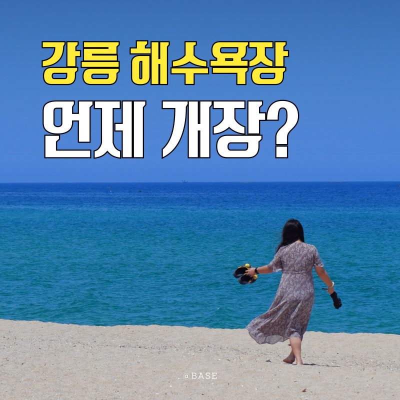 2026년 강릉 해수욕장 개장일 언제일까? 운영시간·시설사용 요금 총정리