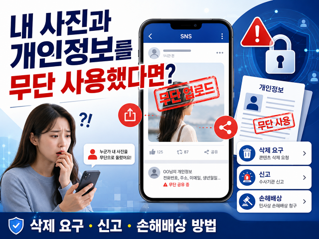 내 사진과 개인정보를 무단 사용했다면 삭제 요청과 신고 방법