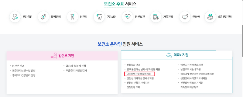 [출산] 고위험임산부 의료비 지원 신청방법 및 후기 (조기양수파열)