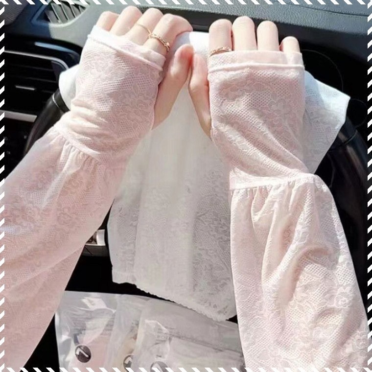 도모아 자외선차단 레이스 플라워 쿨토시 망사쿨토시 여성토시 운전쿨토시 패션쿨토시 루즈....