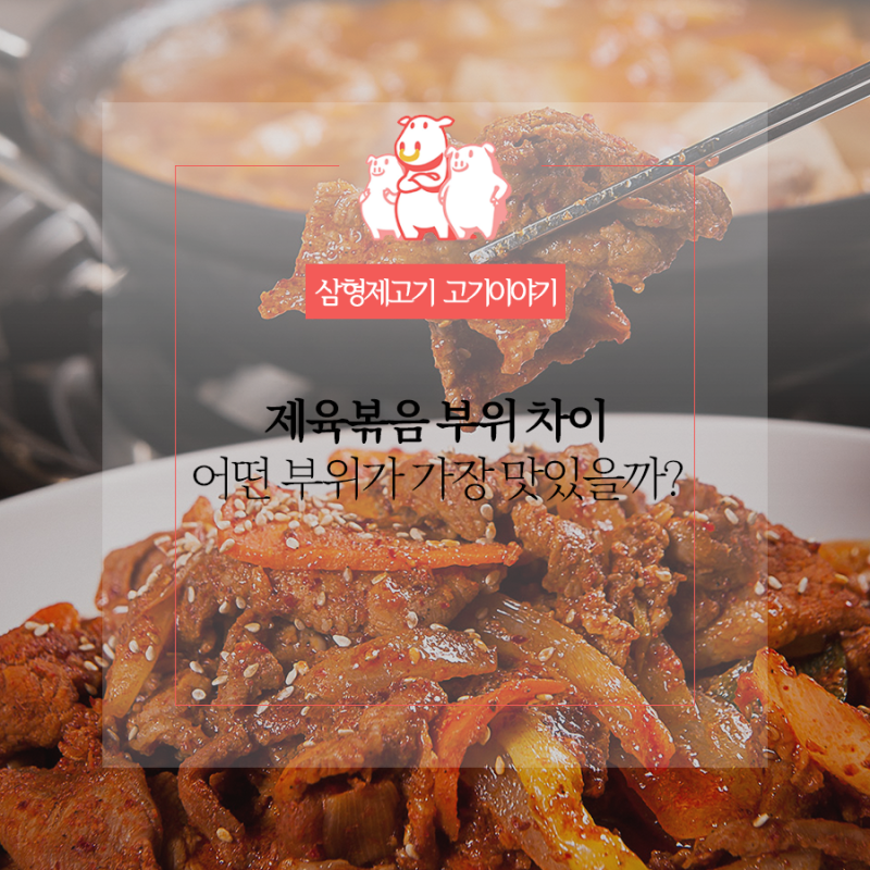 제육볶음 부위 차이, 앞다리살·목살·삼겹살 어떤 부위가 가장 맛있을까?