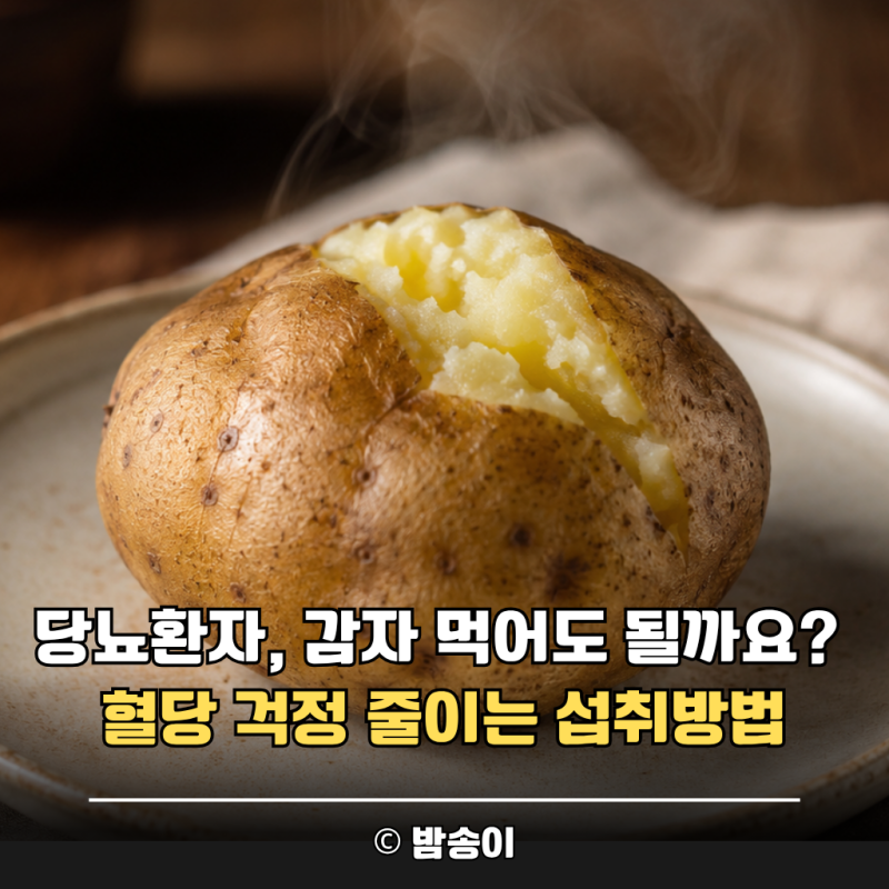 당뇨환자, 감자 먹어도 될까요? 혈당 걱정 줄이는 섭취방법
