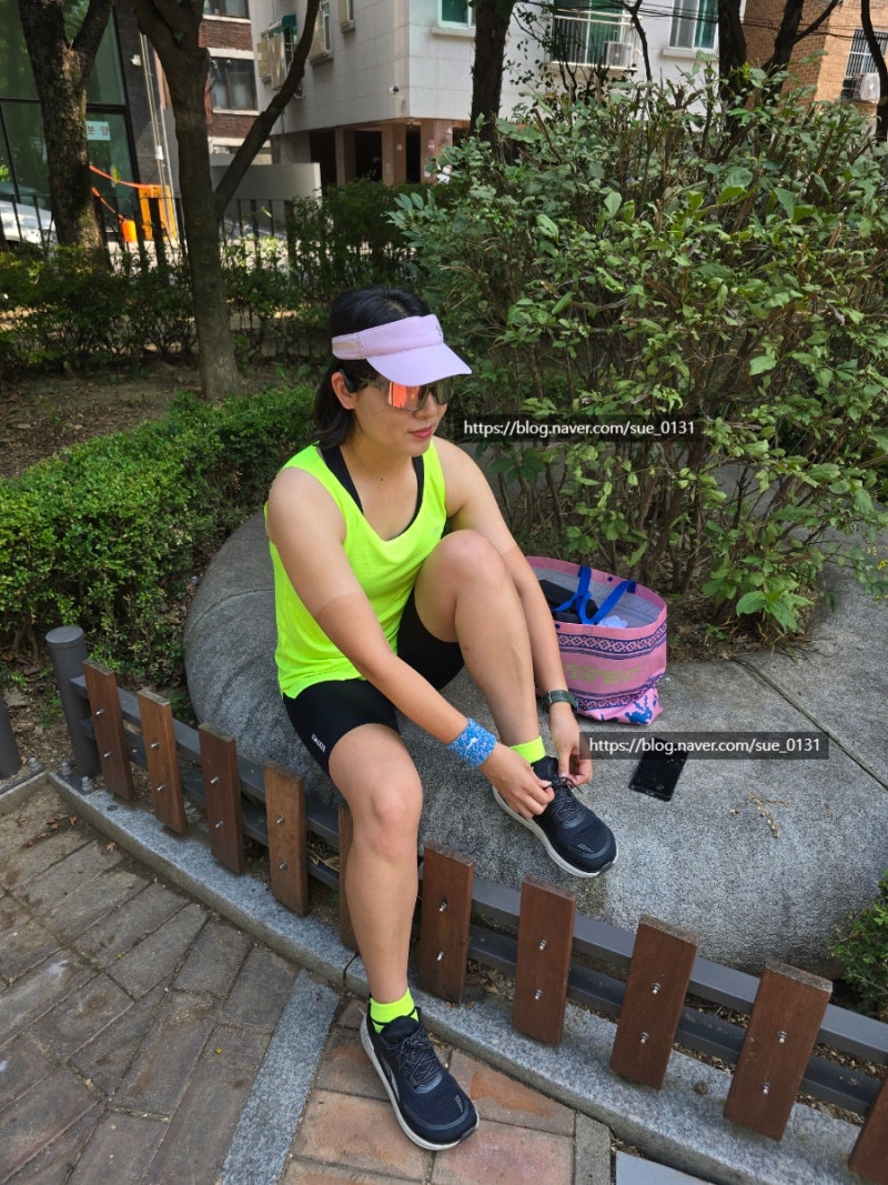 오마이런 여성 러닝 싱글렛 마라톤 나시 민소매 에어로스펀 여자싱글렛추천
