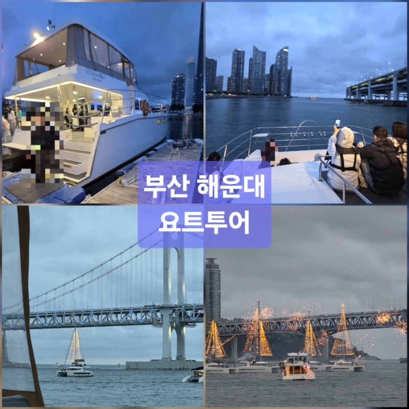부산 해운대 요트투어 후기, 배가 동시에 불꽃놀이를?? 해운대에서 요트 탔더니 진짜 이런 경....