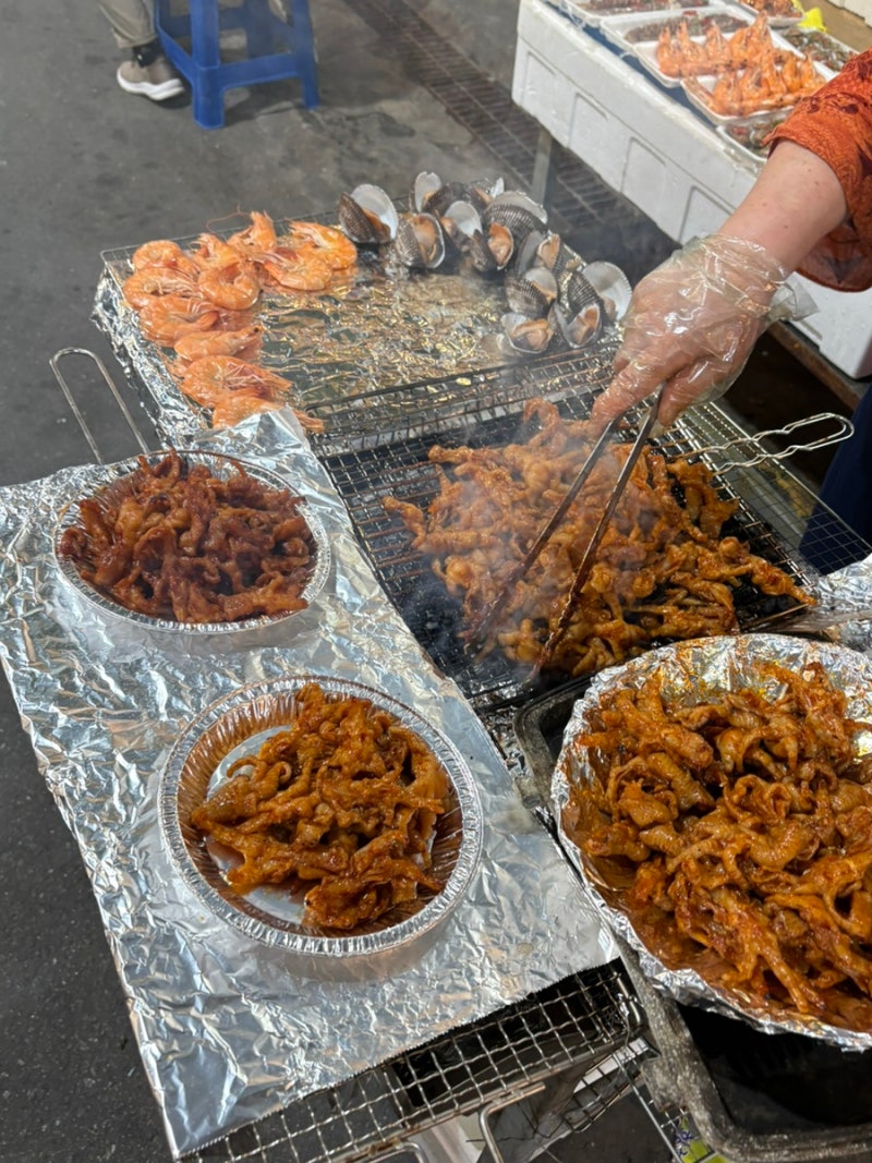 Gwangju Daein Night Market Visit Review and Food Recommendations