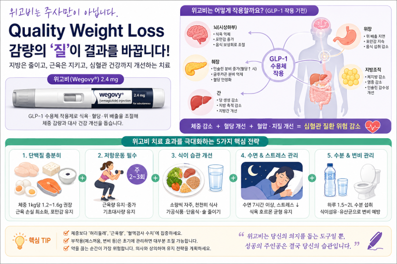 위고비 치료 효과를 높이려면, 시작 전에 반드시 알아야 할 것들.