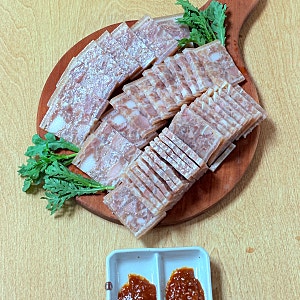 삼형제고기 돼지머리 편육 간편식으로 즐기는 100% 한돈 편육