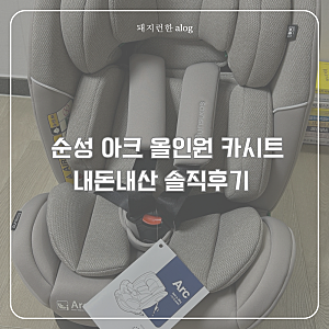 신생아 카시트 추천 순성 아크 올인원 아이사이즈 회전형 카시트 ISOFIX 내돈내산