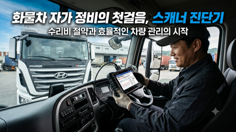 스캐너 진단기, 화물차 자가 정비의 첫걸음