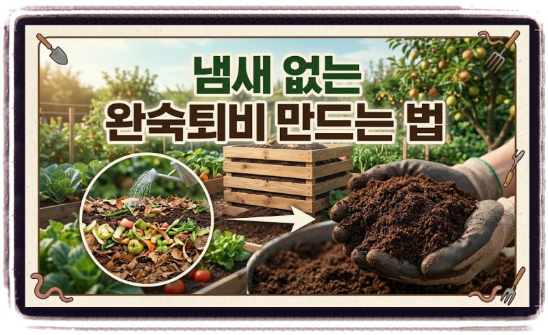 좋은 자가퇴비 만드는 법! 발효부터 완숙까지 농가 실전 노하우