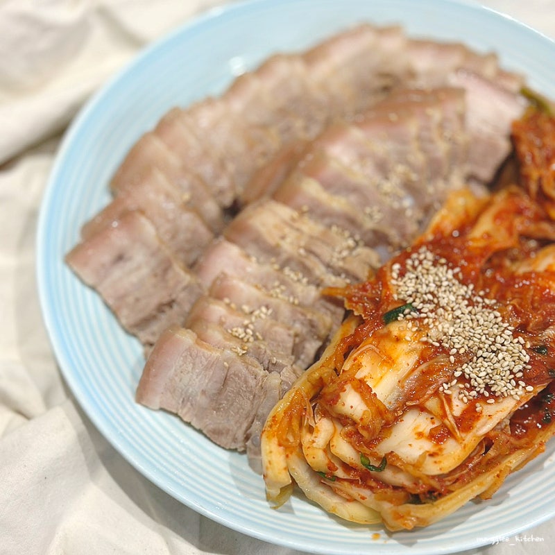 돼지고기 보쌈 삶는 법 시간 수육 레시피