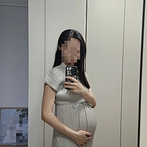 임산부 원피스 추천 : 제이드몽 플리츠