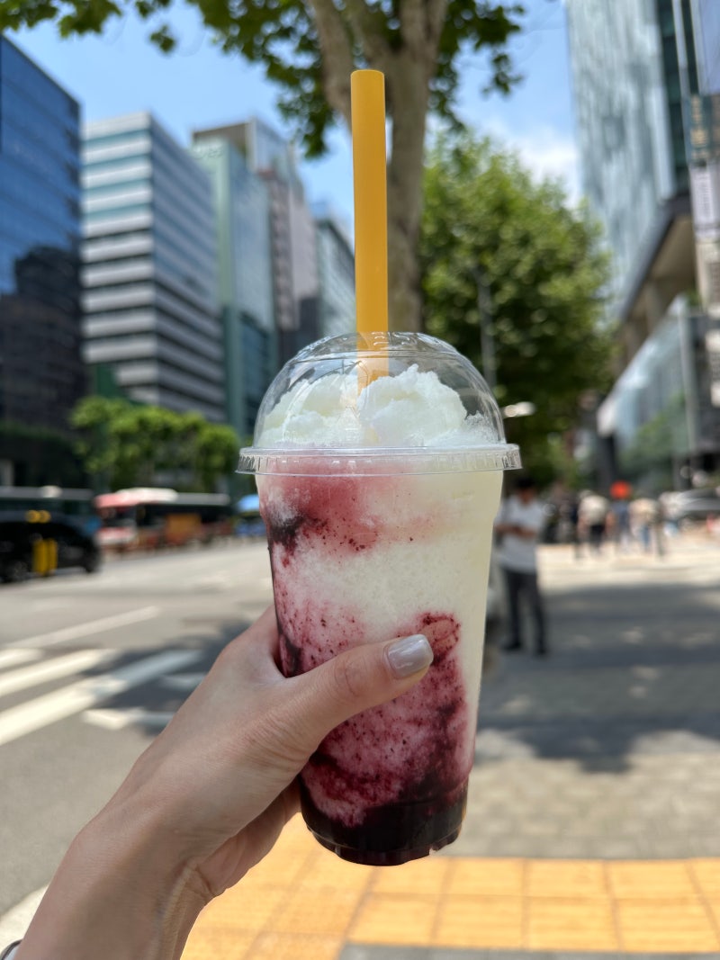 컴포즈커피 블루베리요거트스무디, 칼로리정보! 맛 후기