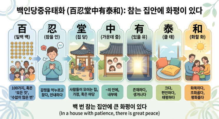 백인당중유태화 뜻, <b>안중근 의사</b>의 유묵 더 깊이 이해해 보자