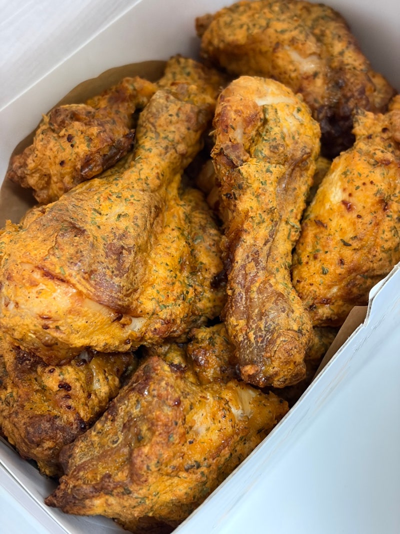 굽네치킨 고추바사삭 후기 |  고블링 마블링 소스 칼로리 맛 가격