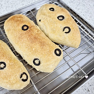 무반죽 올리브 치아바타 만들기, 올리브 치아바타 레시피, 집에서 치아바타 만드는 법