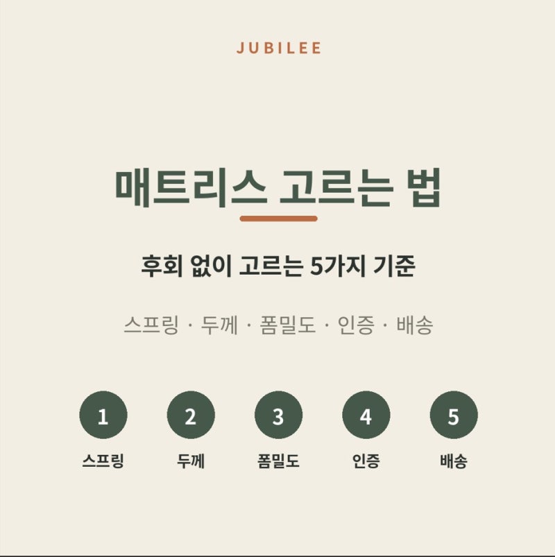 매트리스 추천 | 포켓스프링부터 두께·인증까지, 후회 없이 고르는 5가지 기준