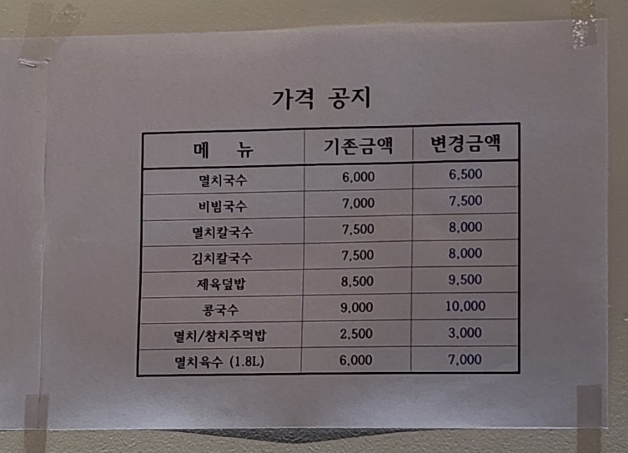 수지멸치국수 사진 3