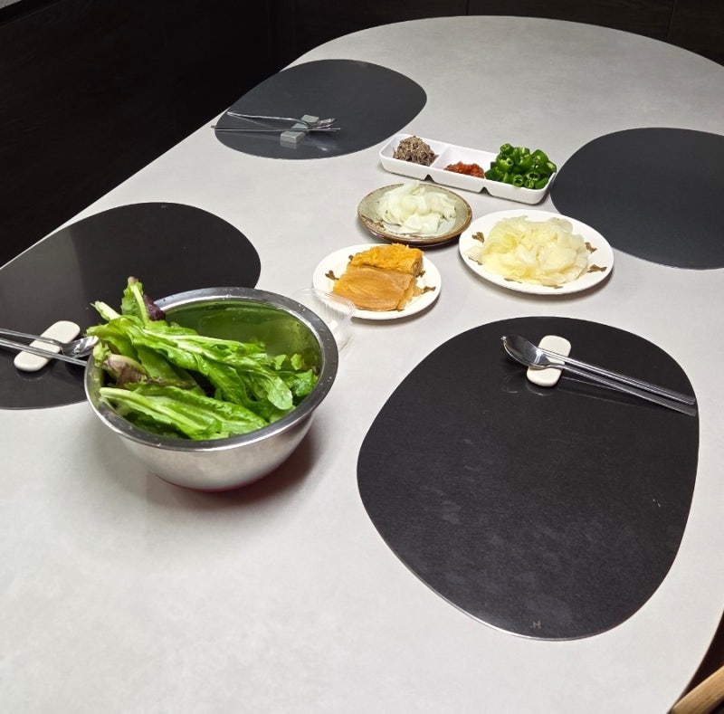 헤리터 테이블매트(내돈내산)_ L사이즈 4세트 구매후기