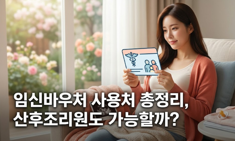 임신바우처 사용처 총정리, 산후조리원도 가능할까?