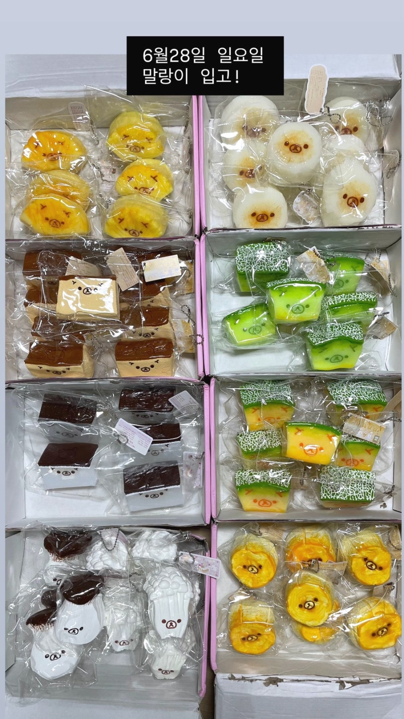 SNS핫템 ⭐️강남 말랑이 집합소!! 신상 수제말랑이 리락쿠마 말랑이 입고소식!!버섯쿠마.메....