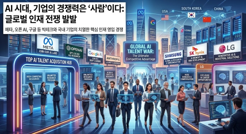 AI 천재 한 명이 기업의 운명을 바꾼다, 글로벌 인재 쟁탈전의 서막