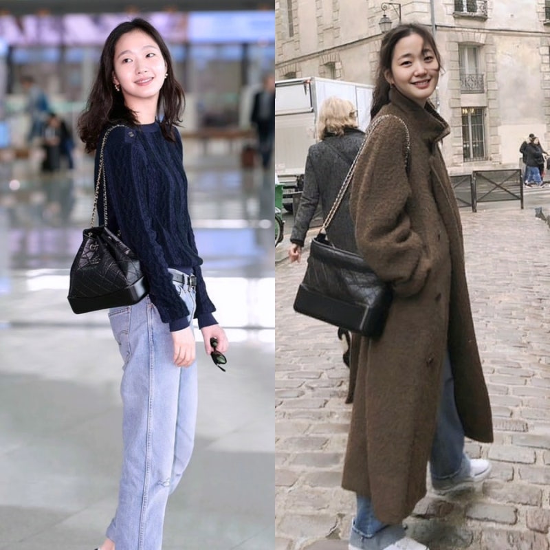 김고은 사복 단골 샤넬가방, 샤넬 가브리엘 백팩 vs 호보백
