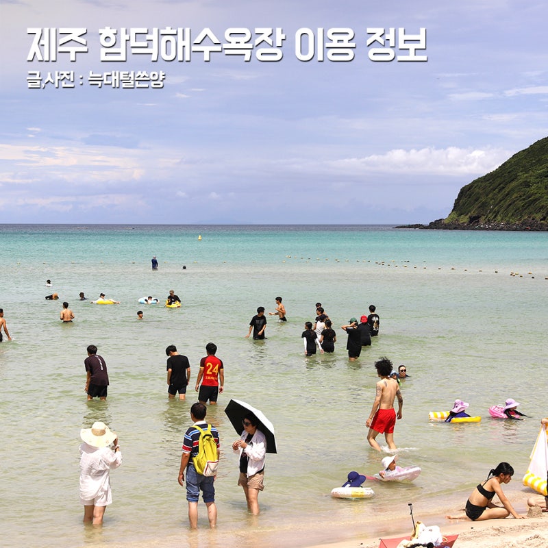 제주 함덕 해수욕장 추천 개장 기간 샤워 평상 파라솔 가격