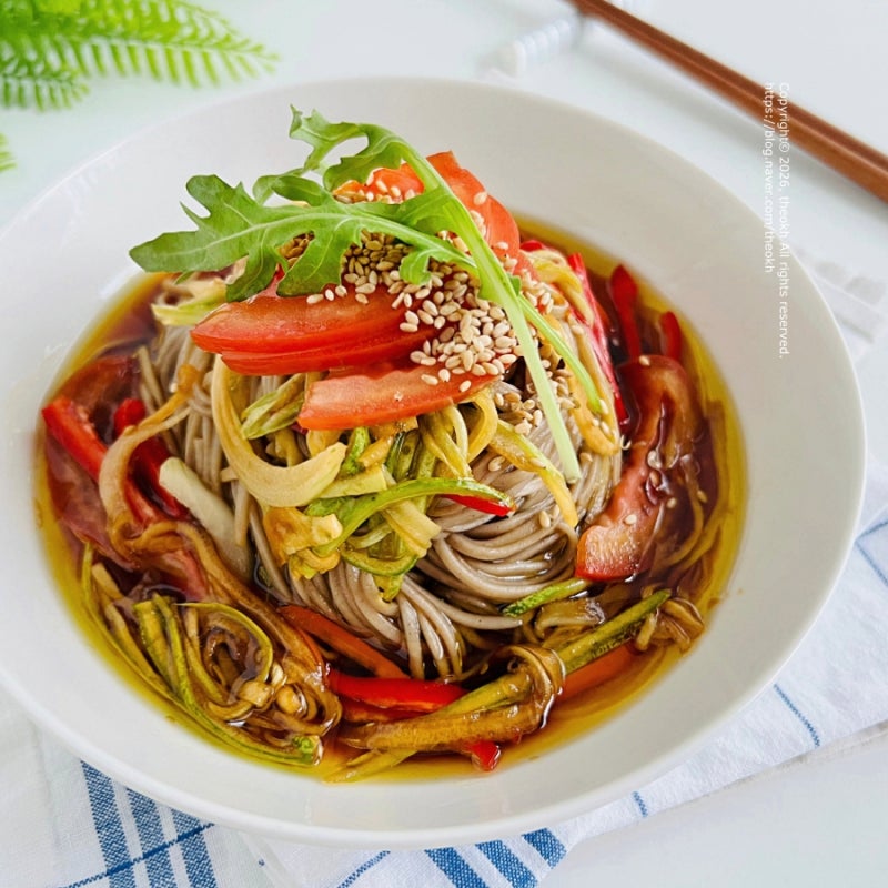 진서연 독일국수 레시피 다이어트 토마토 냉국수 만드는 법