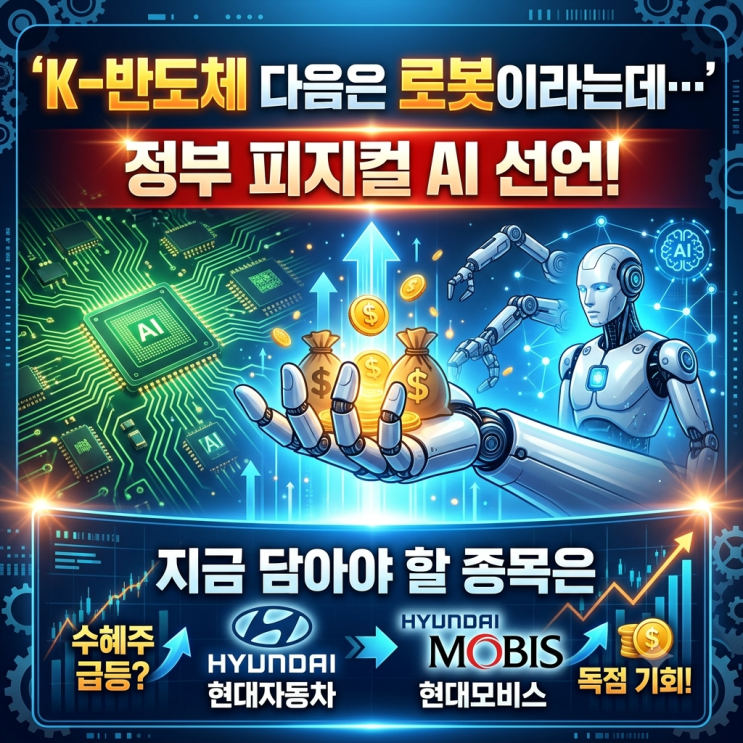 "K-반도체 다음은 로봇이라는데…" <b>정부 피지컬 AI</b> 선언, 지금... 