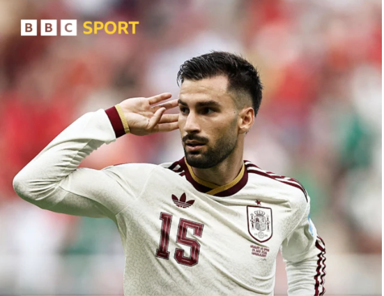 ['스페인은 훌륭했습니다.']BBC[실시간 업데이트][FIFA 월드컵]스페인이 우루과이를 앞서고 있....